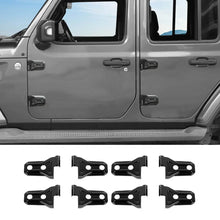 For 2026+ Jeep Wrangler JL & Gladiator JT 4-Door Version Exterior Car Door Hinges Trim Cover (8 pcs) RT-TCZ