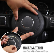 For Jeep 2011-2018 Wrangler JK /2011-2013 Grand Cherokee/2010-2015 Compass/ 2011-2015 Patriot Steering Wheel Center Cover Trim Ring RT-TCZ