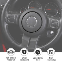 For Jeep 2011-2018 Wrangler JK /2011-2013 Grand Cherokee/2010-2015 Compass/ 2011-2015 Patriot Steering Wheel Center Cover Trim Ring RT-TCZ