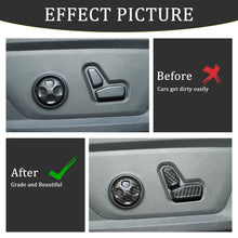 For Jeep 2011-2021 Grand Cherokee WK2 / 2014+ Cherokee 6 PCS Seat Adjustment Button Switch Cover Trim RT-TCZ