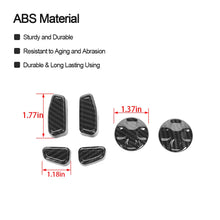 For Jeep 2011-2021 Grand Cherokee WK2 / 2014+ Cherokee 6 PCS Seat Adjustment Button Switch Cover Trim RT-TCZ