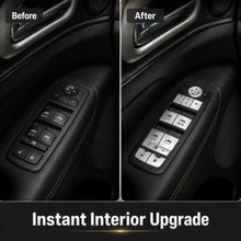 For Jeep 2014+ Cherokee /2011-2021 Grand Cherokee WK2 14 x Car Window keypads Button Decorative Trim Pieces RT-TCZ