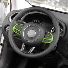 For Jeep 2015+ Renegade/ 2017-2020 Compass Steering Wheel Button Cover Trim Accessories RT-TCZ
