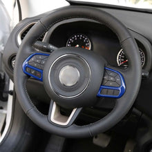 For Jeep 2015+ Renegade/ 2017-2020 Compass Steering Wheel Button Cover Trim Accessories RT-TCZ