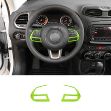 For Jeep 2015+ Renegade/ 2017-2020 Compass Steering Wheel Button Cover Trim Accessories RT-TCZ