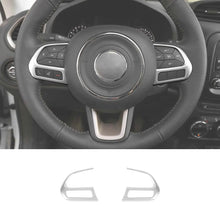 For Jeep 2015+ Renegade/ 2017-2020 Compass Steering Wheel Button Cover Trim Accessories RT-TCZ