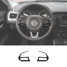 For Jeep 2015+ Renegade/ 2017-2020 Compass Steering Wheel Button Cover Trim Accessories RT-TCZ