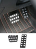 For Jeep Cherokee /Grand Commander & Unlimited Brake Pedal Gas Pedal Cover Black RT-TCZ