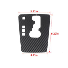 For Jeep Compass 07-16/Patriot 11-16 Gear Shift Panel Decor Trim Carbon Fiber RT-TCZ