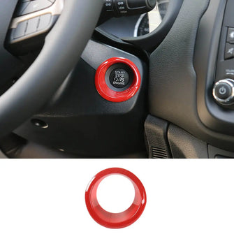 For Jeep Renegade 2015+ & Compass 2017-2020 Engine Start Stop Button Trim Ring Cover RT-TCZ