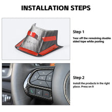 For Jeep Renegade 2015+ & Compass 2017-2020 Steering Wheel Cover Trim RT-TCZ