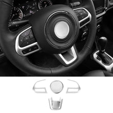 For Jeep Renegade 2015+ & Compass 2017+ 4x Steering Wheel Frame Trim Decor Cover RT-TCZ