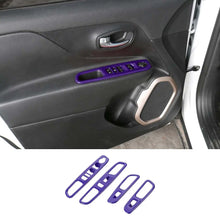 For Jeep Renegade 2016-2019 Window Lift Panel Cover Trim Frame RT-TCZ