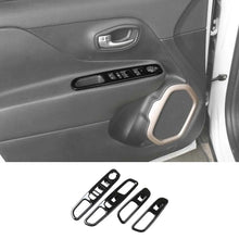 For Jeep Renegade 2016-2019 Window Lift Panel Cover Trim Frame RT-TCZ