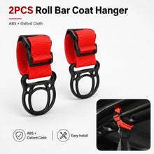 For Jeep Universal 2PCS Roll Bar Coat Hanger Clothes Hook RT-TCZ