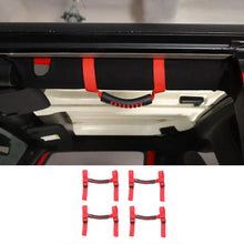 For Jeep Universal 4-Door Top Roll Bar Grab Handles Grip Black RT-TCZ