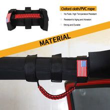 For Jeep Wrangler CJ LJ YJ TJ JK JL & Gladiator JT 4 x Roll Bar Grab Grip Handle with USA Flag RT-TCZ