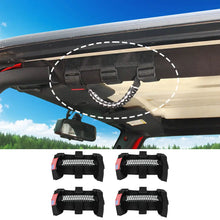 For Jeep Wrangler CJ LJ YJ TJ JK JL & Gladiator JT 4 x Roll Bar Grab Grip Handle with USA Flag RT-TCZ