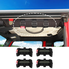 For Jeep Wrangler CJ LJ YJ TJ JK JL & Gladiator JT 4 x Roll Bar Grab Grip Handle with USA Flag RT-TCZ