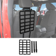 For Jeep Wrangler CJ YJ JK JL JT Aluminum Seat Back Backrest Storage Board Rack Luggage Holder RT-TCZ