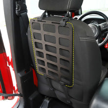 For Jeep Wrangler CJ YJ JK JL JT Aluminum Seat Back Backrest Storage Board Rack Luggage Holder RT-TCZ