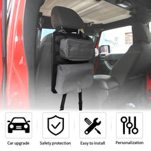 For Jeep Wrangler CJ YJ JK JL JT Aluminum Seat Back Backrest Storage Board Rack Luggage Holder RT-TCZ