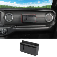 For Jeep Wrangler CJ YJ TJ JK JKU JL JLU JT /Patriot Passenger Storage Box Double Compartment Organizer  Carbon Fiber RT-TCZ