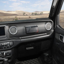 For Jeep Wrangler CJ YJ TJ JK JKU JL JLU JT /Patriot Passenger Storage Box Double Compartment Organizer  Carbon Fiber RT-TCZ