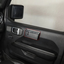 For Jeep Wrangler CJ YJ TJ JK JKU JL JLU JT /Patriot Passenger Storage Box Double Compartment Organizer  Carbon Fiber RT-TCZ