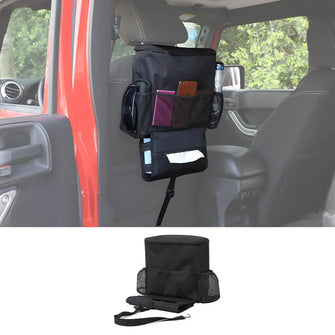 For Jeep Wrangler CJ YJ TJ JK JL JT Car Back Seat Multi-Pocket Travel Cooler Storage Bag Box Hanger Organizer Holder RT-TCZ