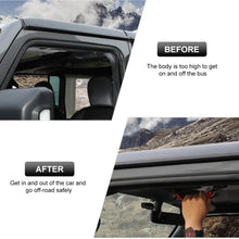 For Jeep Wrangler CJ YJ TJ JK JL JT Car Roof Roll Bar Grab Handles Top Paracord Grip Handles RT-TCZ