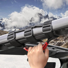 For Jeep Wrangler CJ YJ TJ JK JL JT Car Roof Roll Bar Grab Handles Top Paracord Grip Handles RT-TCZ