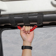 For Jeep Wrangler CJ YJ TJ JK JL JT Car Roof Roll Bar Grab Handles Top Paracord Grip Handles RT-TCZ