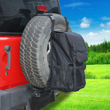For Jeep Wrangler CJ YJ TJ JK JL JT Car Spare Tire Multi-functional Storage Bag Black RT-TCZ