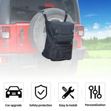 For Jeep Wrangler CJ YJ TJ JK JL JT Car Spare Tire Multi-functional Storage Bag Black RT-TCZ