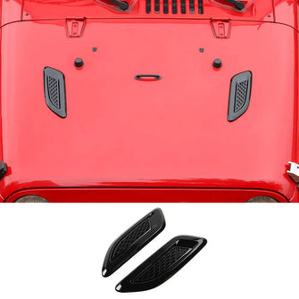 For Jeep Wrangler CJ YJ TJ JK JL JT /Patriot Hood Air Flow Intake Vent Scoop Bonnet Vent Cover Trim RT-TCZ