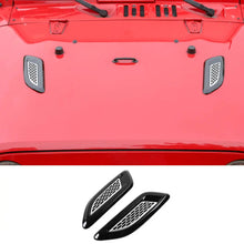 For Jeep Wrangler CJ YJ TJ JK JL JT /Patriot Hood Air Flow Intake Vent Scoop Bonnet Vent Cover Trim RT-TCZ
