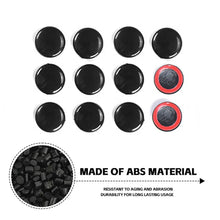 For Jeep Wrangler CJ YJ TJ JK JL JT & Cherokee /Patriot Interior Door Lock Screw Protector Cover Cap Trim 12PCS RT-TCZ