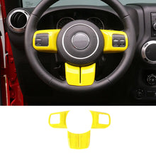 For Jeep Wrangler JK 11-17 & Patriot Compass11-16 & Grand Cherokee11-13 Steering Wheel Covers Panel Trim RT-TCZ