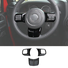 For Jeep Wrangler JK 11-17 & Patriot Compass11-16 & Grand Cherokee11-13 Steering Wheel Covers Panel Trim RT-TCZ