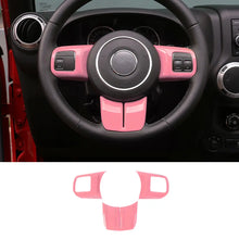 For Jeep Wrangler JK 11-17 & Patriot Compass11-16 & Grand Cherokee11-13 Steering Wheel Covers Panel Trim RT-TCZ