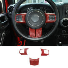 For Jeep Wrangler JK 11-17 & Patriot Compass11-16 & Grand Cherokee11-13 Steering Wheel Covers Panel Trim RT-TCZ