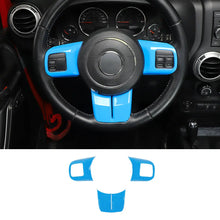 For Jeep Wrangler JK 11-17 & Patriot Compass11-16 & Grand Cherokee11-13 Steering Wheel Covers Panel Trim RT-TCZ