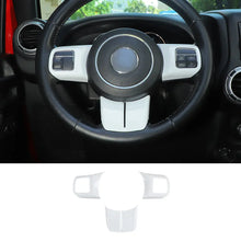 For Jeep Wrangler JK 11-17 & Patriot Compass11-16 & Grand Cherokee11-13 Steering Wheel Covers Panel Trim RT-TCZ