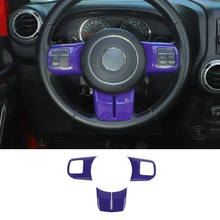 For Jeep Wrangler JK 11-17 & Patriot Compass11-16 & Grand Cherokee11-13 Steering Wheel Covers Panel Trim RT-TCZ