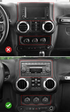 For Jeep Wrangler JK 11-18/ Compass Patriot 10-16 / Liberty 08-12 Air Conditioner Switch Knob Trim Ring RT-TCZ