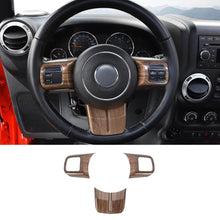 For Jeep Wrangler JK 11-18 & Patriot Compass11-16 & Grand Cherokee11-13 Steering Wheel Covers Panel Trim RT-TCZ
