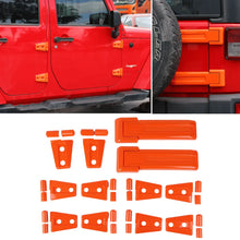For Jeep Wrangler JK 2007-2018 4-Dr Door/Hood/Tailgate Hinge Trim Cover Set 12 PCS RT-TCZ