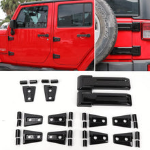 For Jeep Wrangler JK 2007-2018 4-Dr Door/Hood/Tailgate Hinge Trim Cover Set 12 PCS RT-TCZ