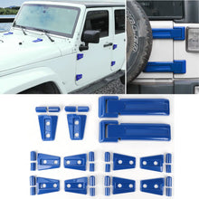 For Jeep Wrangler JK 2007-2018 4-Dr Door/Hood/Tailgate Hinge Trim Cover Set 12 PCS RT-TCZ